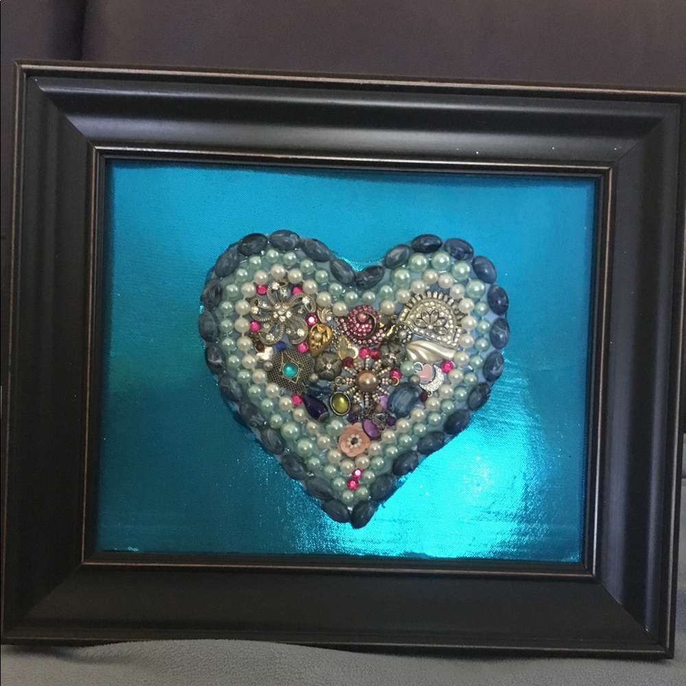 Framed vintage art